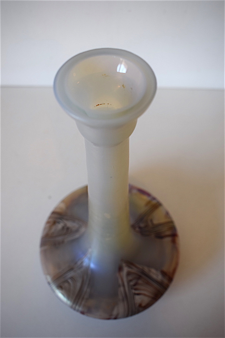 Vase iris&eacute; Kralik Boheme 1900 Loetz Pallme Konig Art Nouveau Jugendstil REF89-photo-1