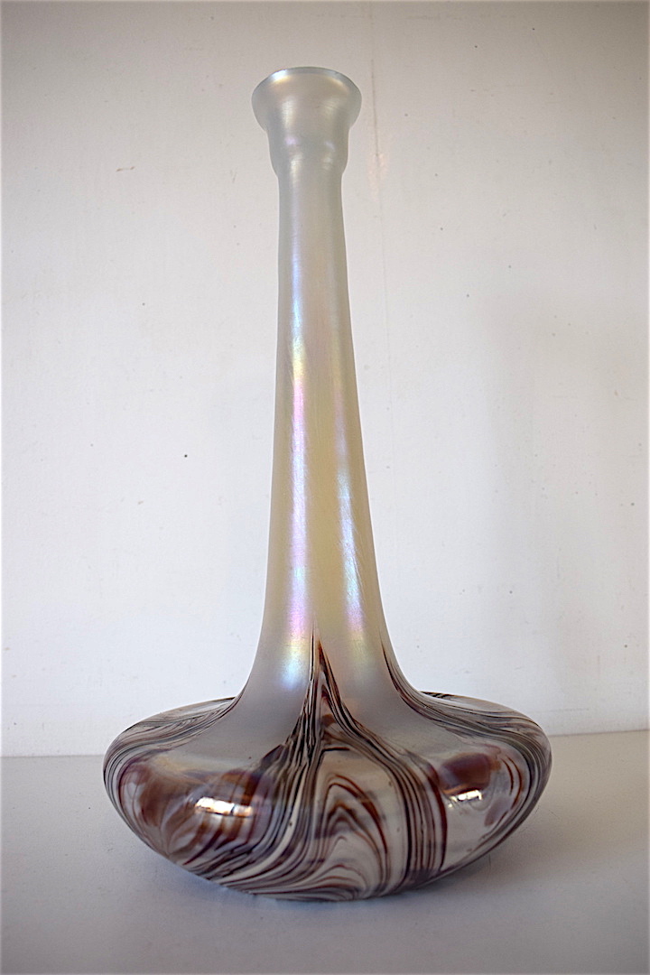 Vase iris&eacute; Kralik Boheme 1900 Loetz Pallme Konig Art Nouveau Jugendstil REF89-photo-6