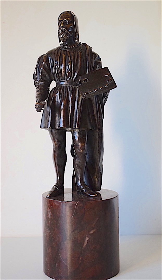 Bronze Painter Sculptor Michel Angel Renaissance Italian Character XIX 19th Ref99-photo-4