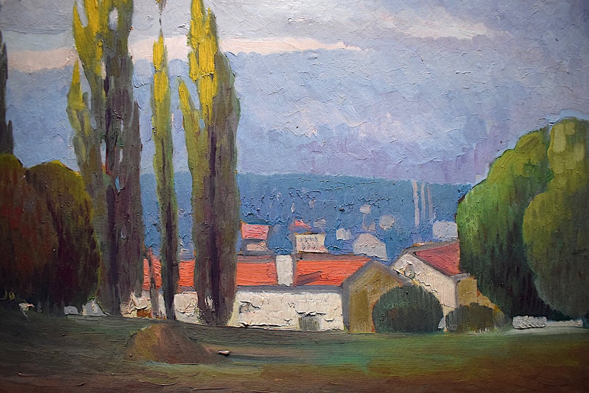 Challulau Marcel Henri Emile Paysage Proven&ccedil;al H&eacute;rault Provence Impressionniste XX RT127-photo-1