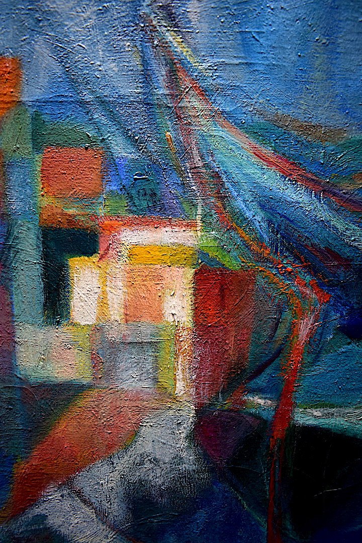 André Chaix Abstract Cubist Landscape Lyon Ecole Lyonnaise Sanzisme XX Rt137 -photo-2