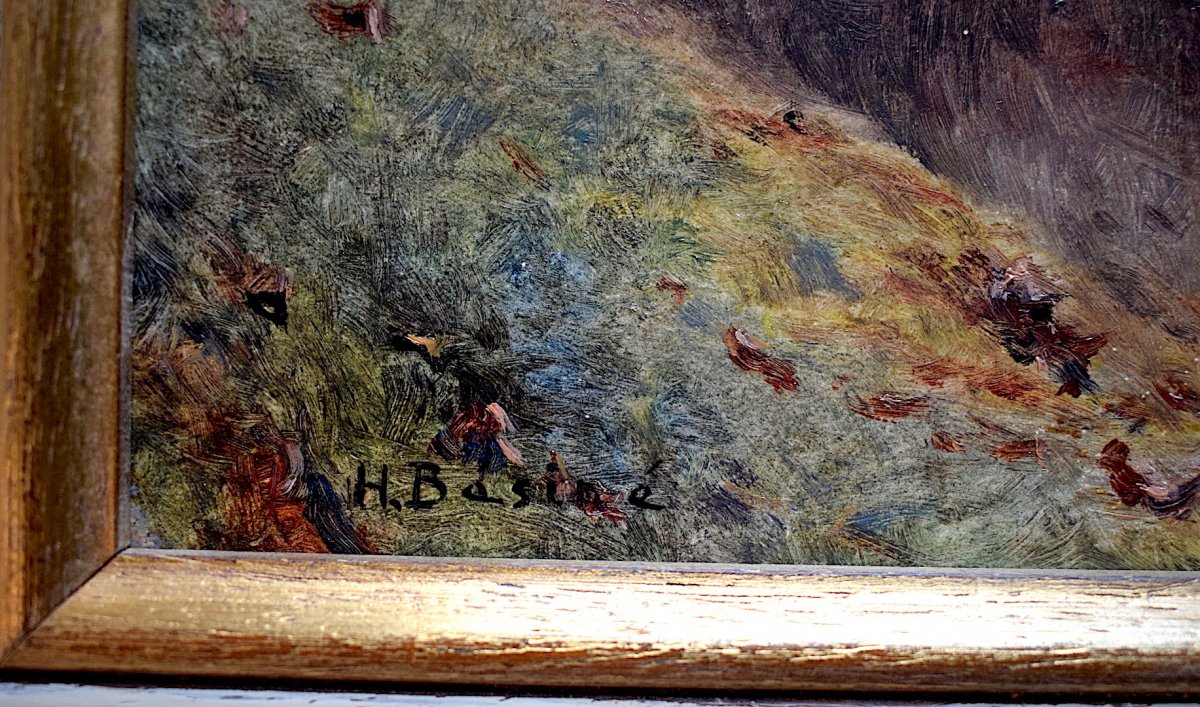 Henri Bésiné Landscape Provence Country Scene Le Gué Le Lez Montpellier Impressionist XX Rt144-photo-3