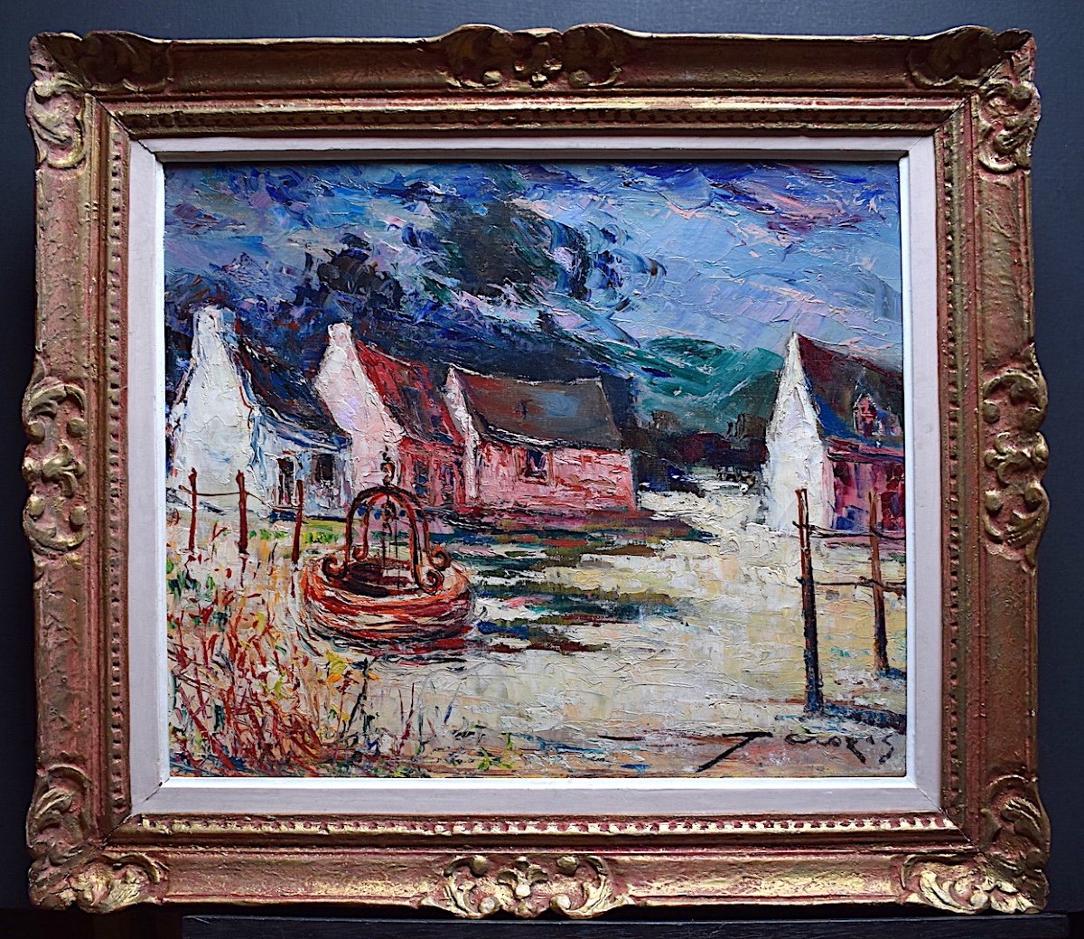 Joseph Crozes Breton Houses Finistère Brittany Fauve Expressionniste XX Rt147