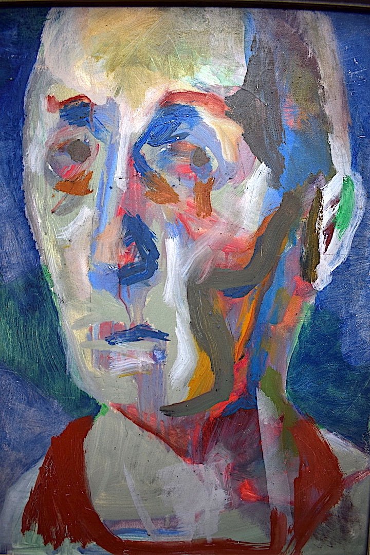 Portrait Homme Expressionniste Fauve Moderniste XX RT256-photo-4