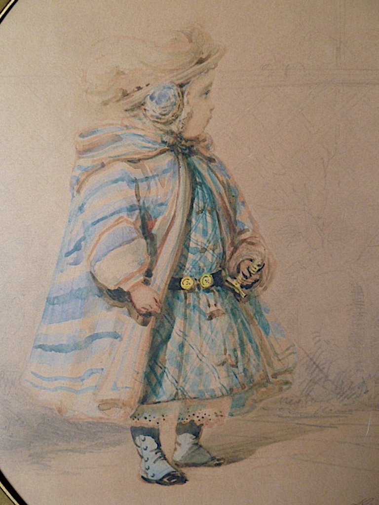 Aquarelle Espagne Orientaliste Portrait Enfant Signé A Geniole  XIX XX RT277-photo-3