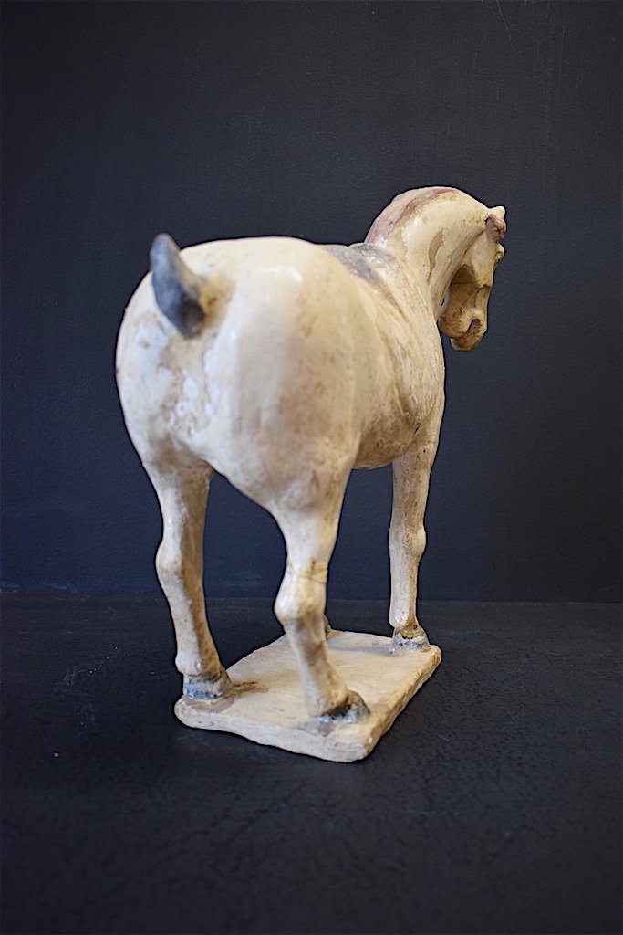 Chinese Ceramic Horse Tang Ancient White Terracotta China Chinese Chinese China Ref208-photo-2