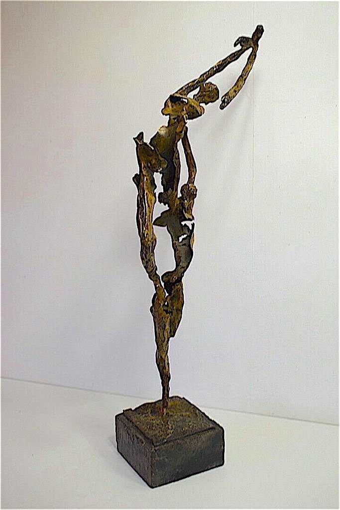 Bronze Modern Art Denis Chetboune Dancers Signed Unique Pieces Numbered 1/1 Ref258-photo-4