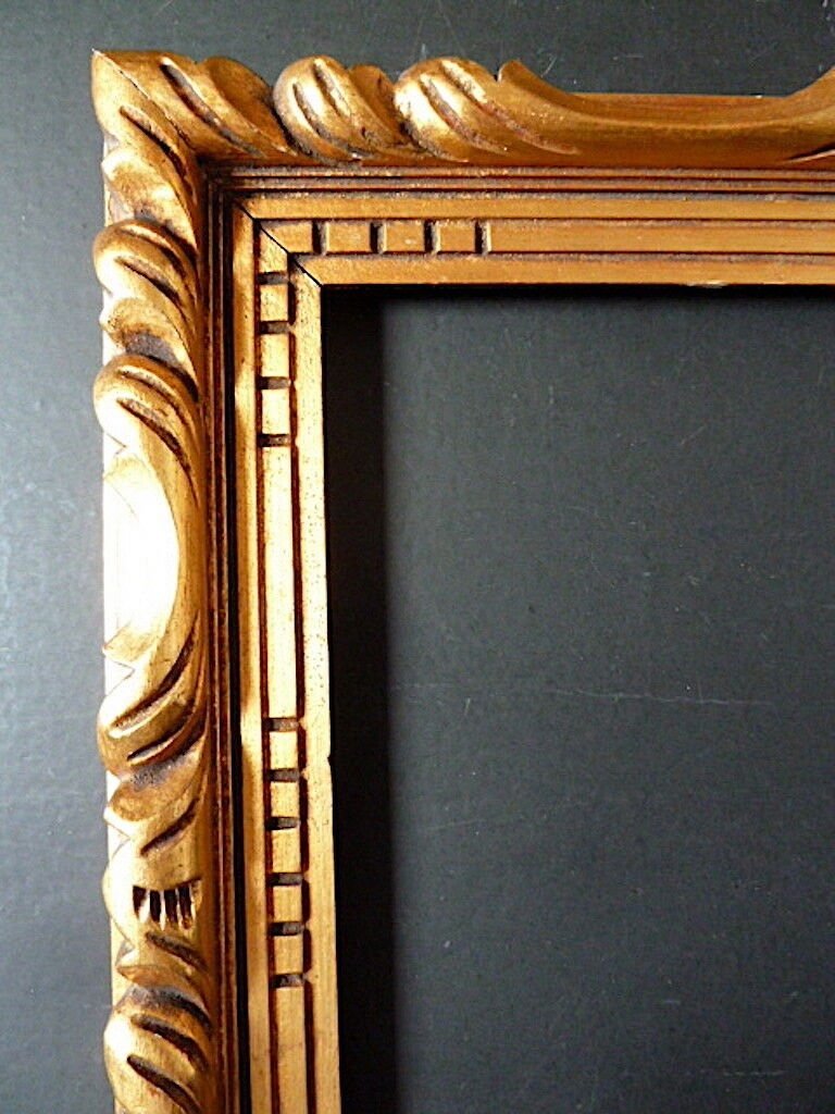 Frame 1910 1920 Gold Art New Art Deco 40 X 30 cm Ref C615-photo-3