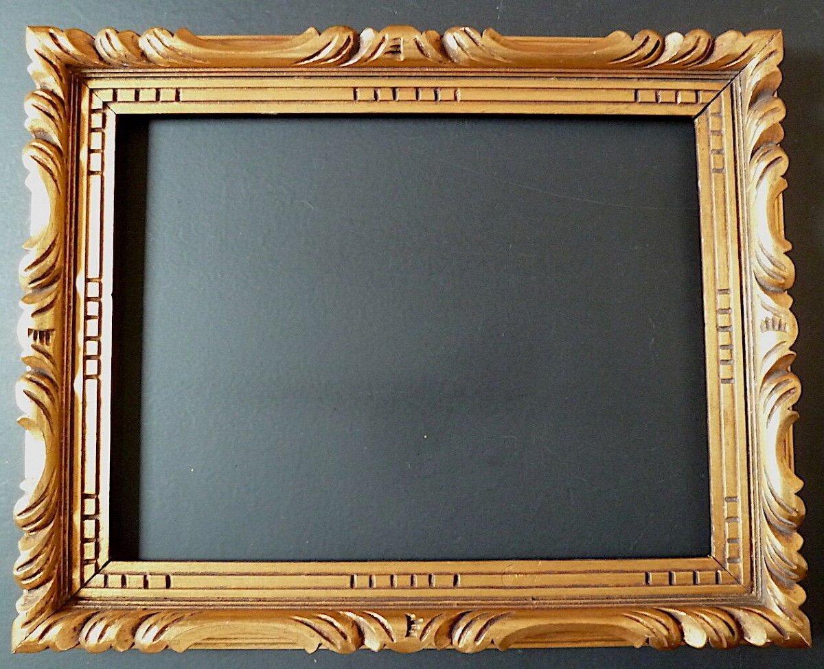 Frame 1910 1920 Gold Art New Art Deco 40 X 30 cm Ref C615-photo-7