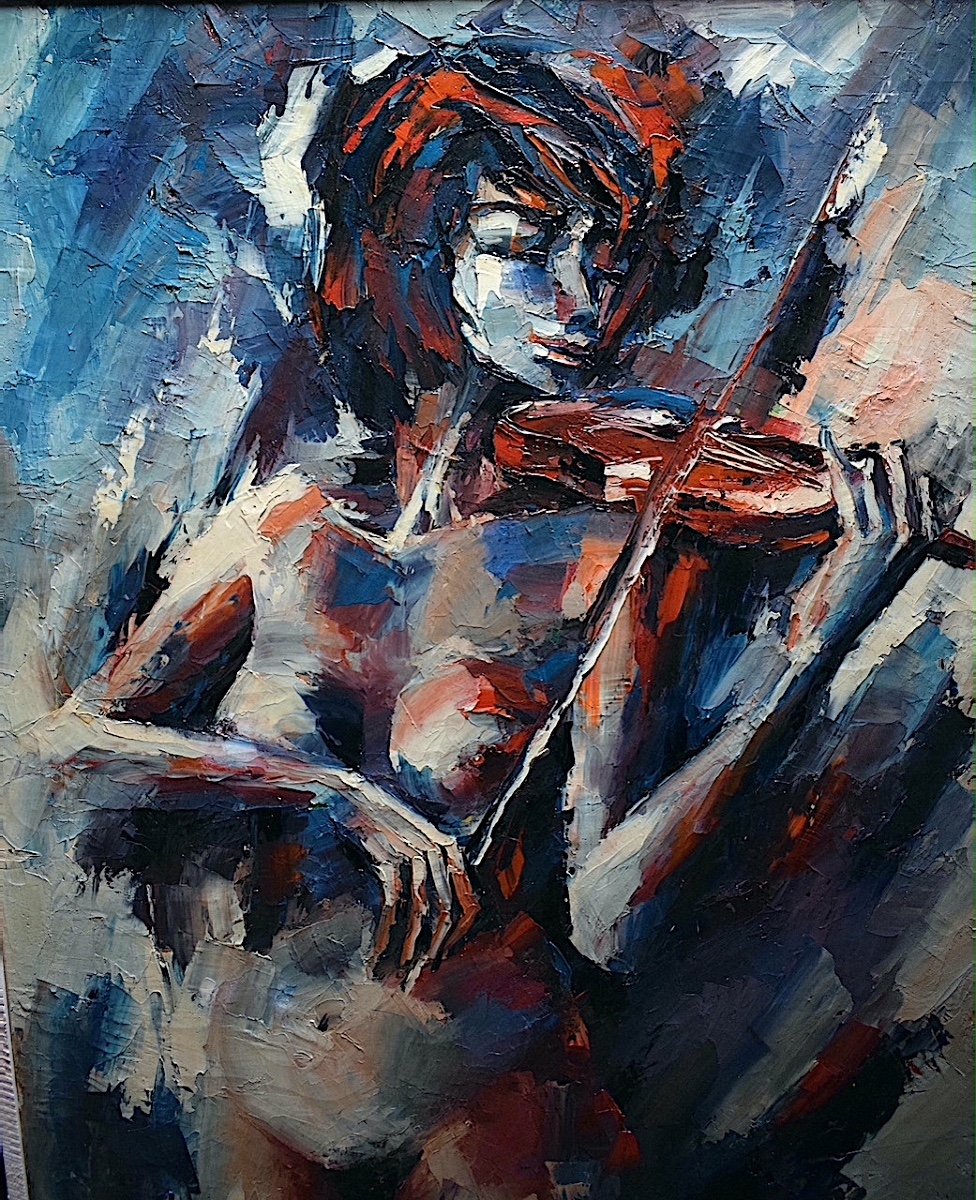 Christian Jequel Violoniste Nu Féminin Violon Musique XX RT525 *-photo-3