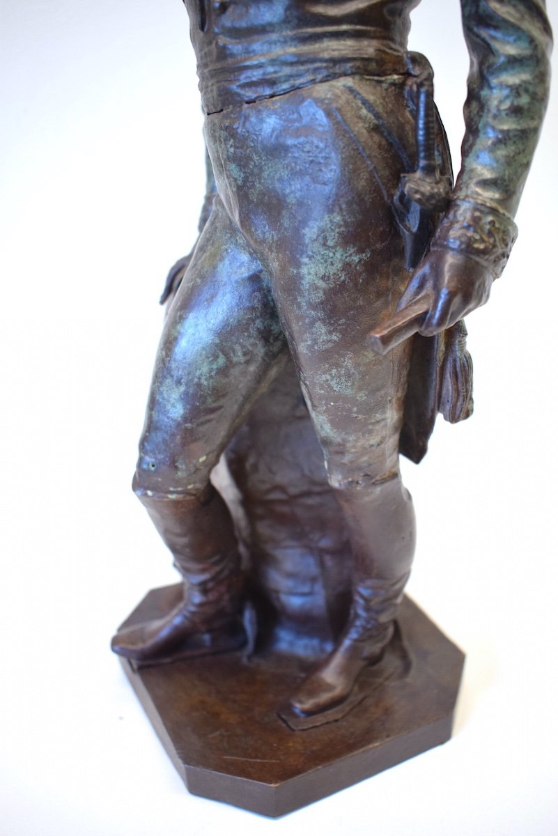 Sculpture en Bronze du G&eacute;n&eacute;ral Colson par Laurent Marqueste Militaire Guerre 1870   Ref 372-photo-6