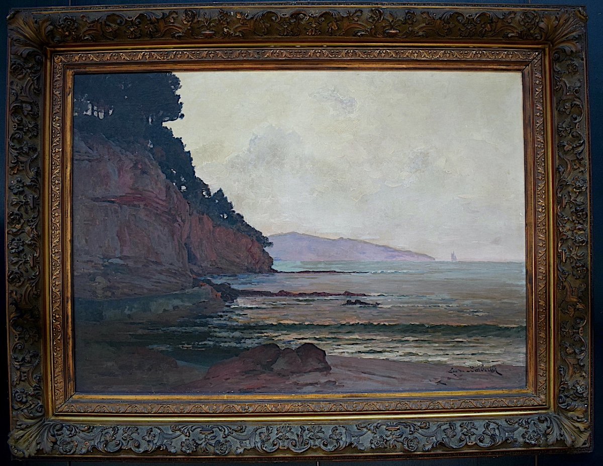 Eugène de Barberiis Marine Paysage Provence Marseille Toulon Cote d'Azur Provençal XIX R581 *-photo-8