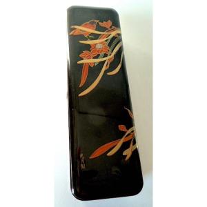 Old Box Signed Lacquer From Japan Birds Japan Asian Art Ref466