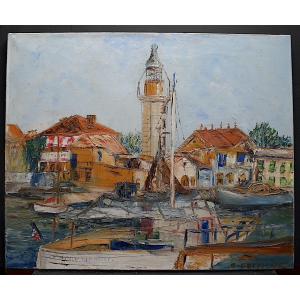 Grau Du Roi Camargue Port Marine Provence Gard Occitanie Signed Window XX Rt774