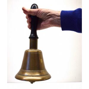 Large Manual Bell In Bronze Community Procession School Ref534