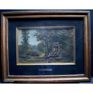 Louis Guy XIX Signed Impressionist Countryside Landscape Rt844