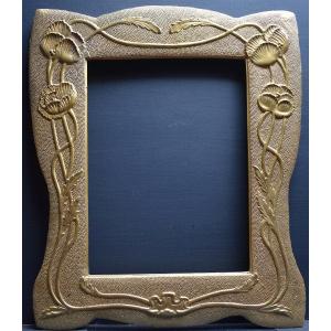 Cadre Style Art Nouveau  Feuillure format 40 x 30 cm  Frame Ref C1079