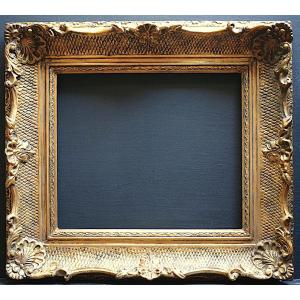 Cadre  Montparnasse Doré Feuillure 33,5 x 28,5 cm Frame Ref C1095