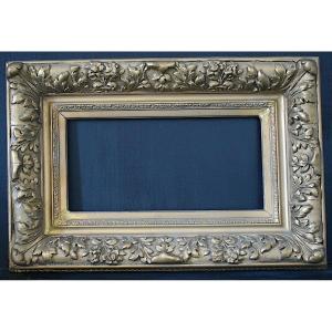 Cadre XIX ème dit Barbizon Feuillure 34 x 18 cm proche du format marine 4M FRAME Ref C1215