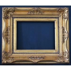 CADRE  doré Feuillure 24 x 18 cm proche format 2F FRAME Ref C1216