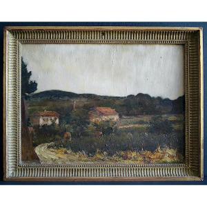 émile Auguste Wéry 19th 20th Century Impressionist Landscape Dated 1916 Rt1334