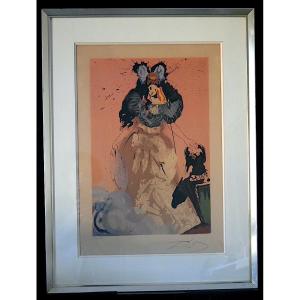 Lithographie SALVADOR DALI Dulcinée XX ème siècle RT1355
