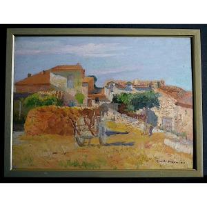 CLAUDE FIRMIN dit LE GOY Monclar Avignon Provence daté 1910 impressionniste RT1417