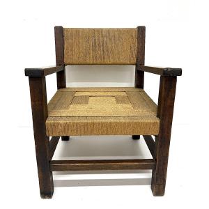 Fauteuil D' enfant Moderniste Dans Le Gout De Francis Jourdain  Époque Art Deco ref1122 