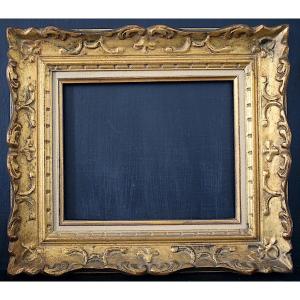 CADRE Montparnasse doré Feuillure 27 x 22 cm format pour tableau 3F FRAME Ref C1275