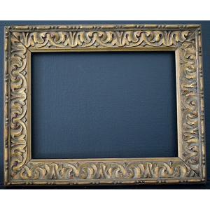 CADRE fin XIX ème Art nouveau doré  Feuillure 30 x 22,5 cm  FRAME Ref C1298