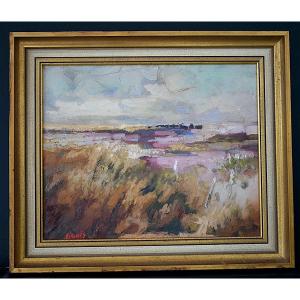 ROBERT SIGNÉS paysage de Camargue Provence RT1490