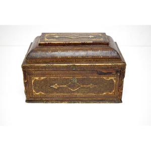 Persian Khatam Kari Inlay And Lacquer Box Set, Orientalist Style, Ref. 1189
