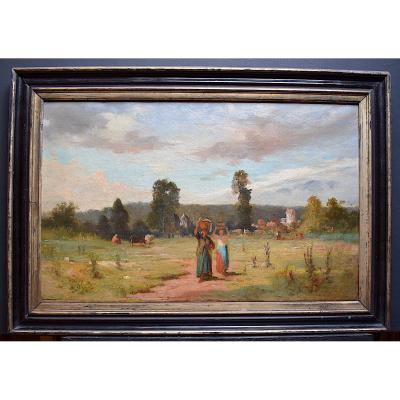 Genre Scene Impressionist Campaign Scene XIX Rt150