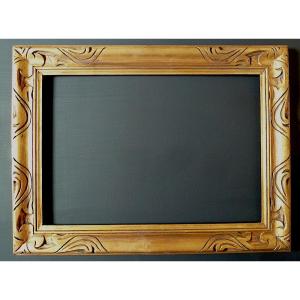 1900s 1920 Art Nouveau Golden Frame 55 X 38 cm 10P Ref C655