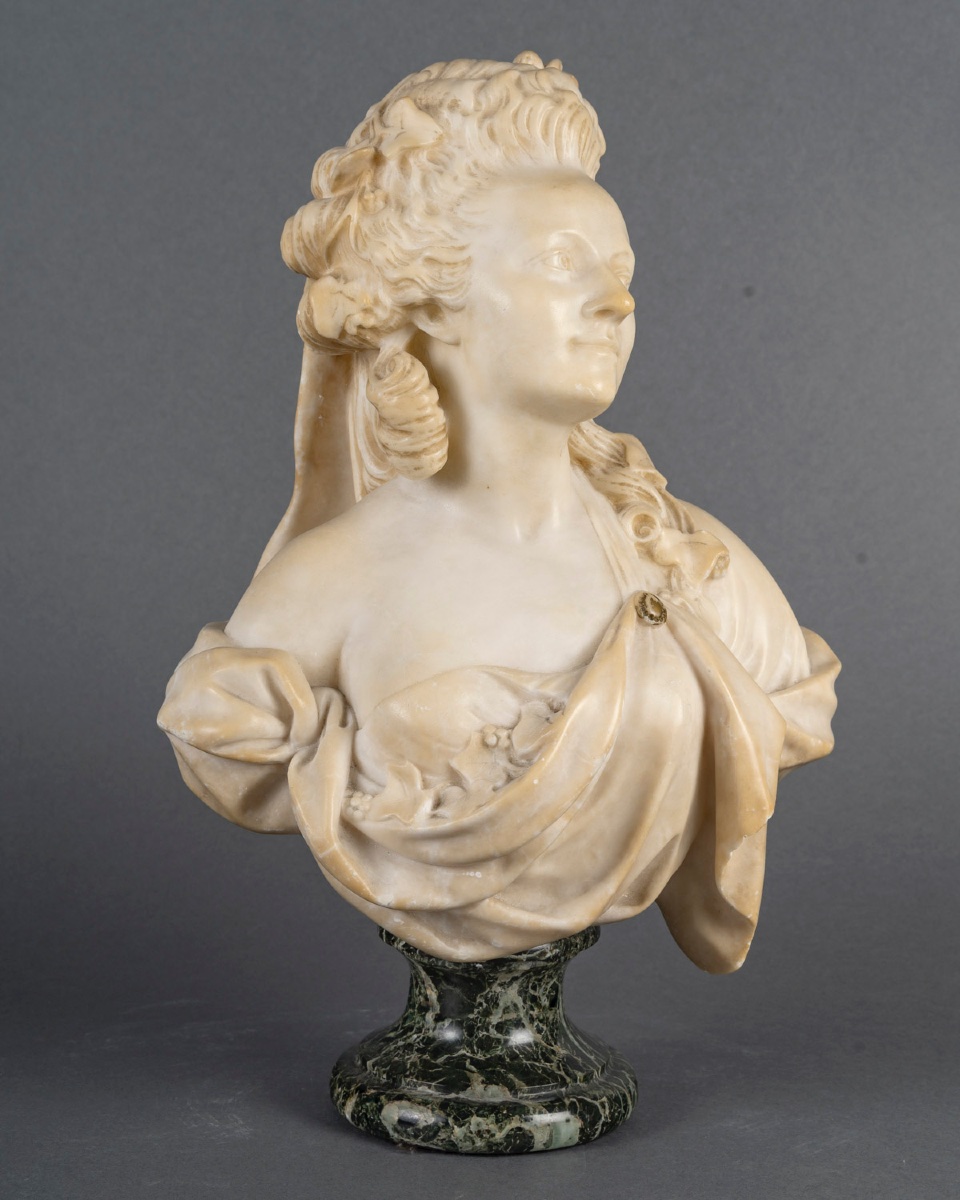 Buste De La Célèbre Danseuse étoile De L’opéra De Paris, Marie-madeleine Guimard (1743–1816)-photo-2