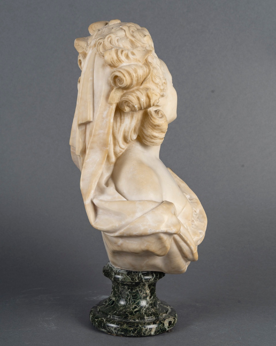 Buste De La Célèbre Danseuse étoile De L’opéra De Paris, Marie-madeleine Guimard (1743–1816)-photo-2