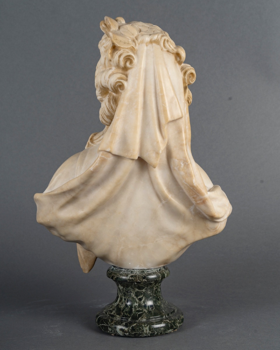 Buste De La Célèbre Danseuse étoile De L’opéra De Paris, Marie-madeleine Guimard (1743–1816)-photo-3