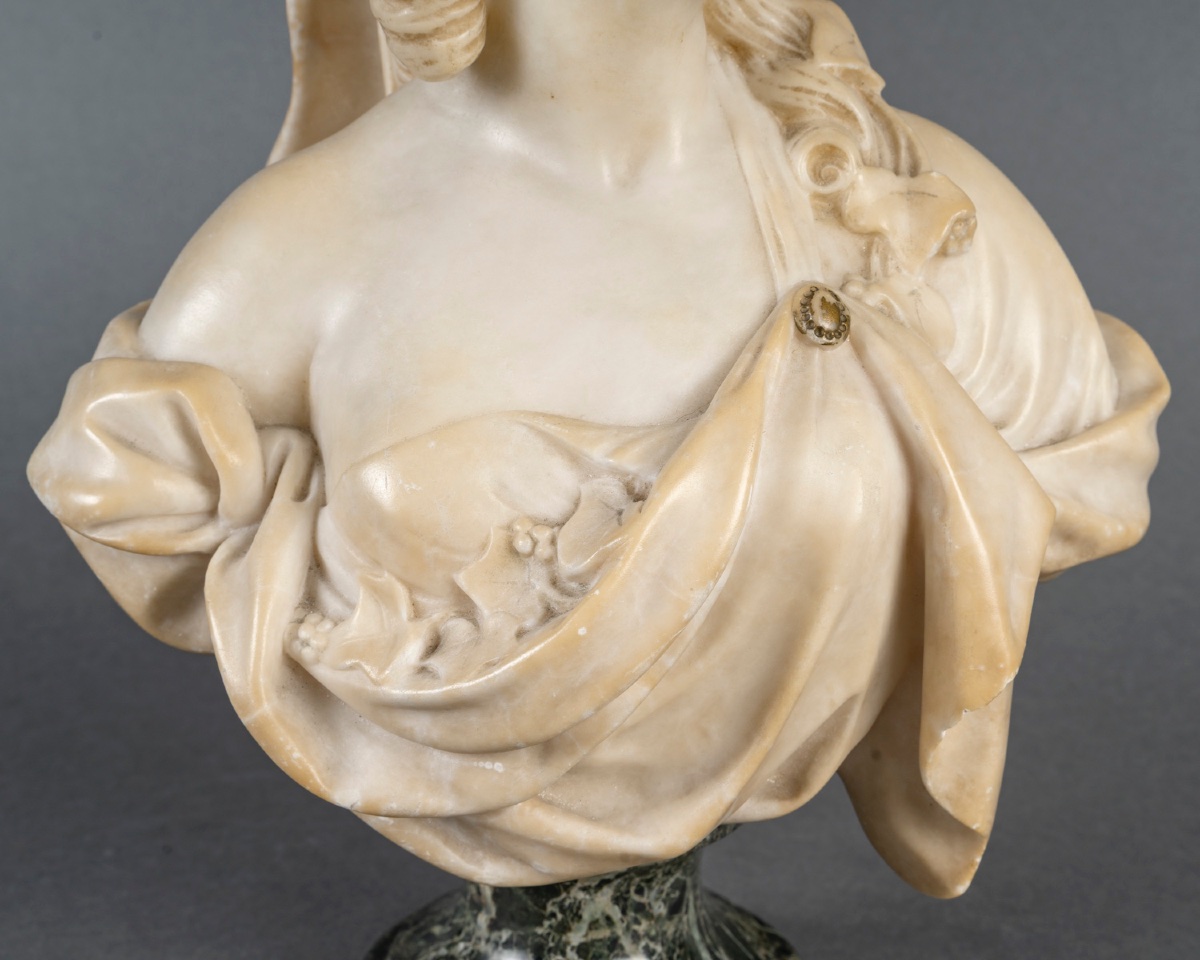 Buste De La Célèbre Danseuse étoile De L’opéra De Paris, Marie-madeleine Guimard (1743–1816)-photo-5