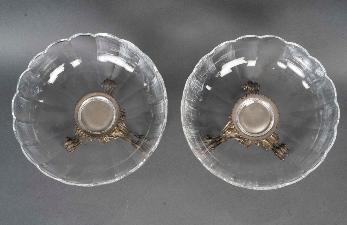 Coupes En Cristal époque Napoléon III-photo-4