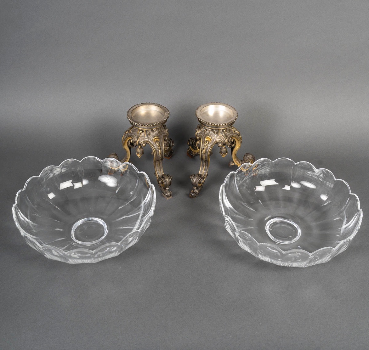 Coupes En Cristal époque Napoléon III-photo-5