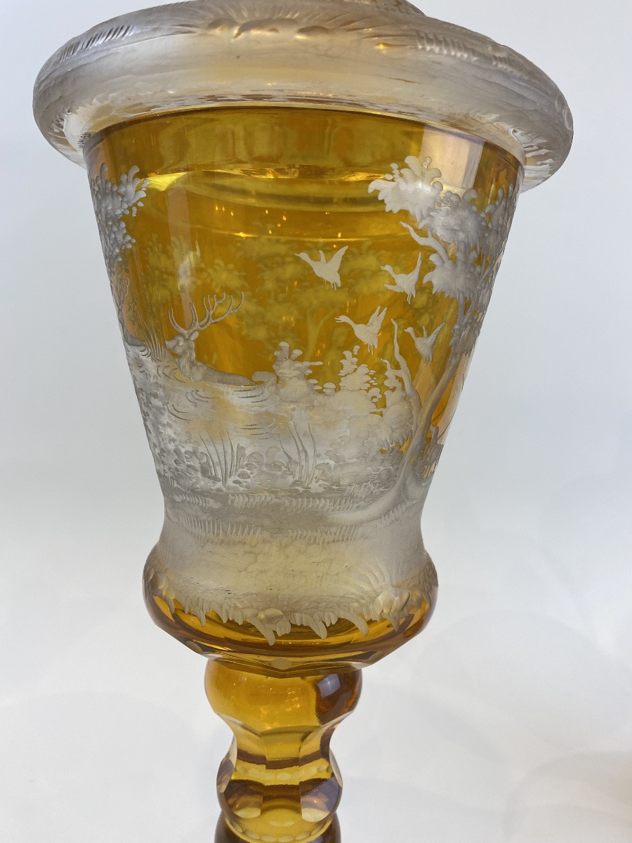 Pair Of Bohemian Vases, Circa 1880-photo-4