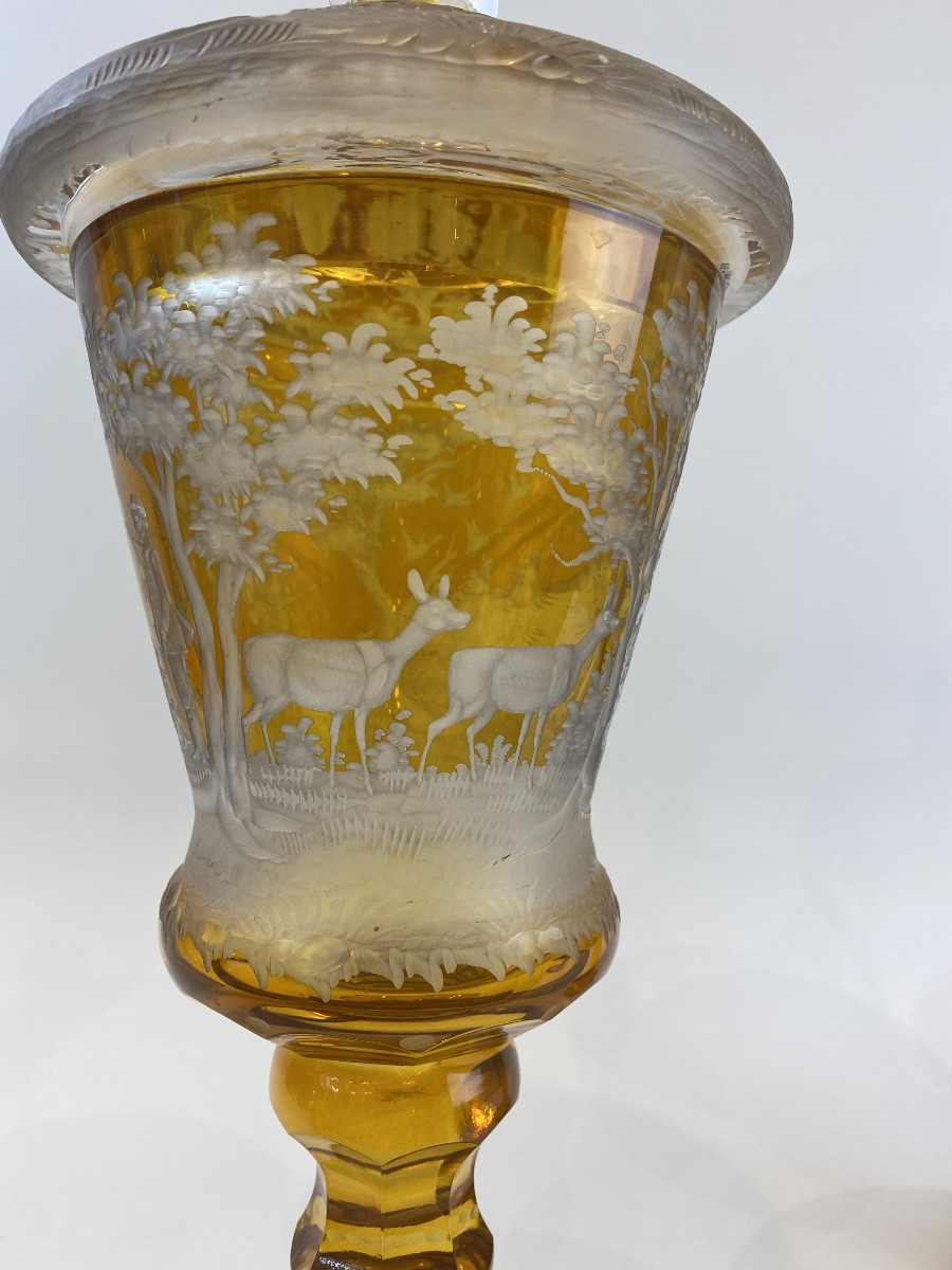 Pair Of Bohemian Vases, Circa 1880-photo-6