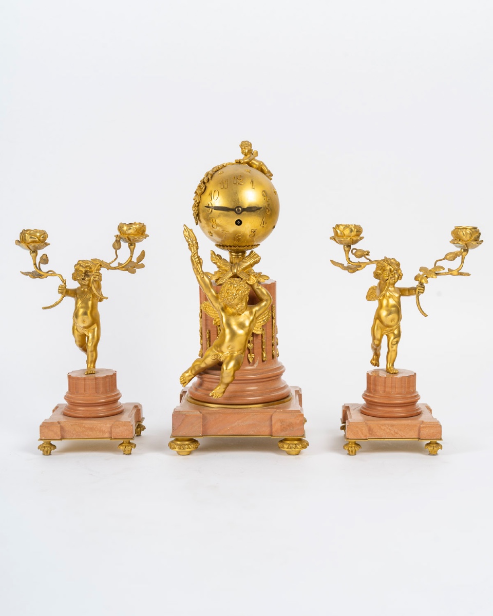 Garniture De Cheminée, Circa 1880