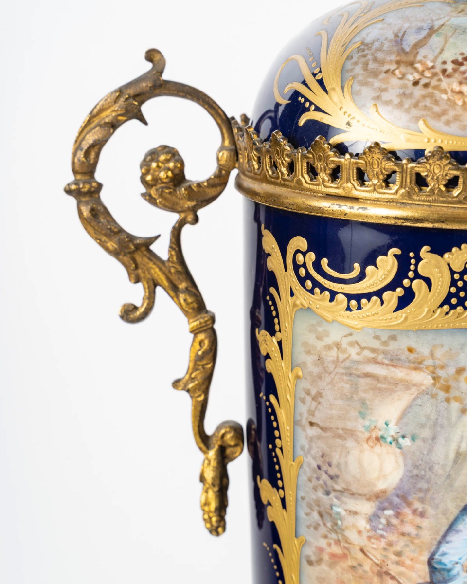 Pair Of Porcelain Vases, Circa 1846-photo-4