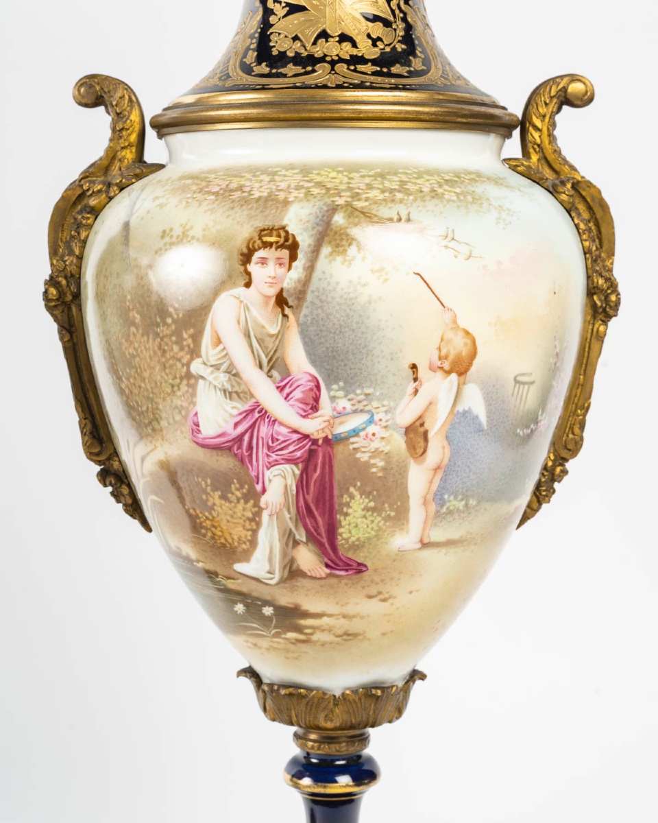 Porcelain Vases, Circa 1880-photo-2