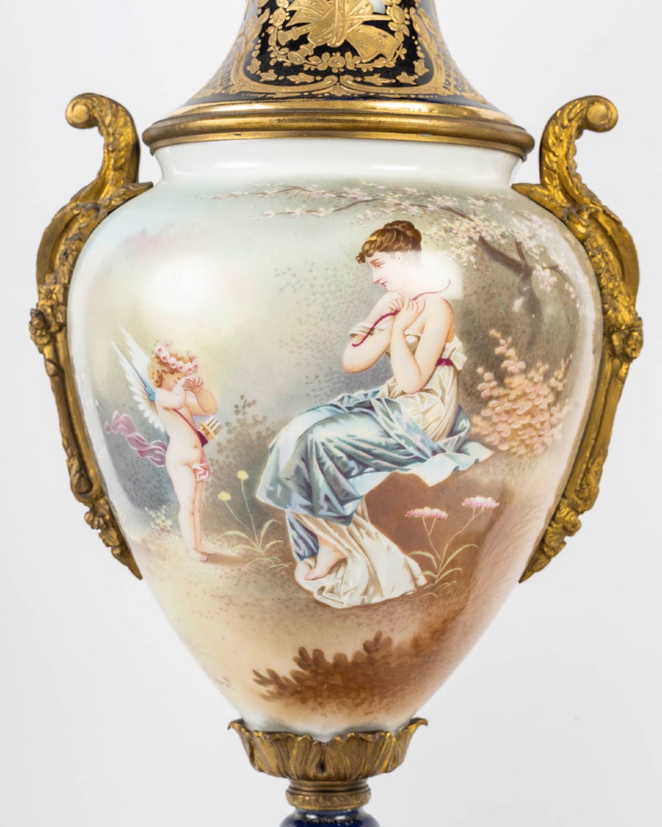 Porcelain Vases, Circa 1880-photo-3