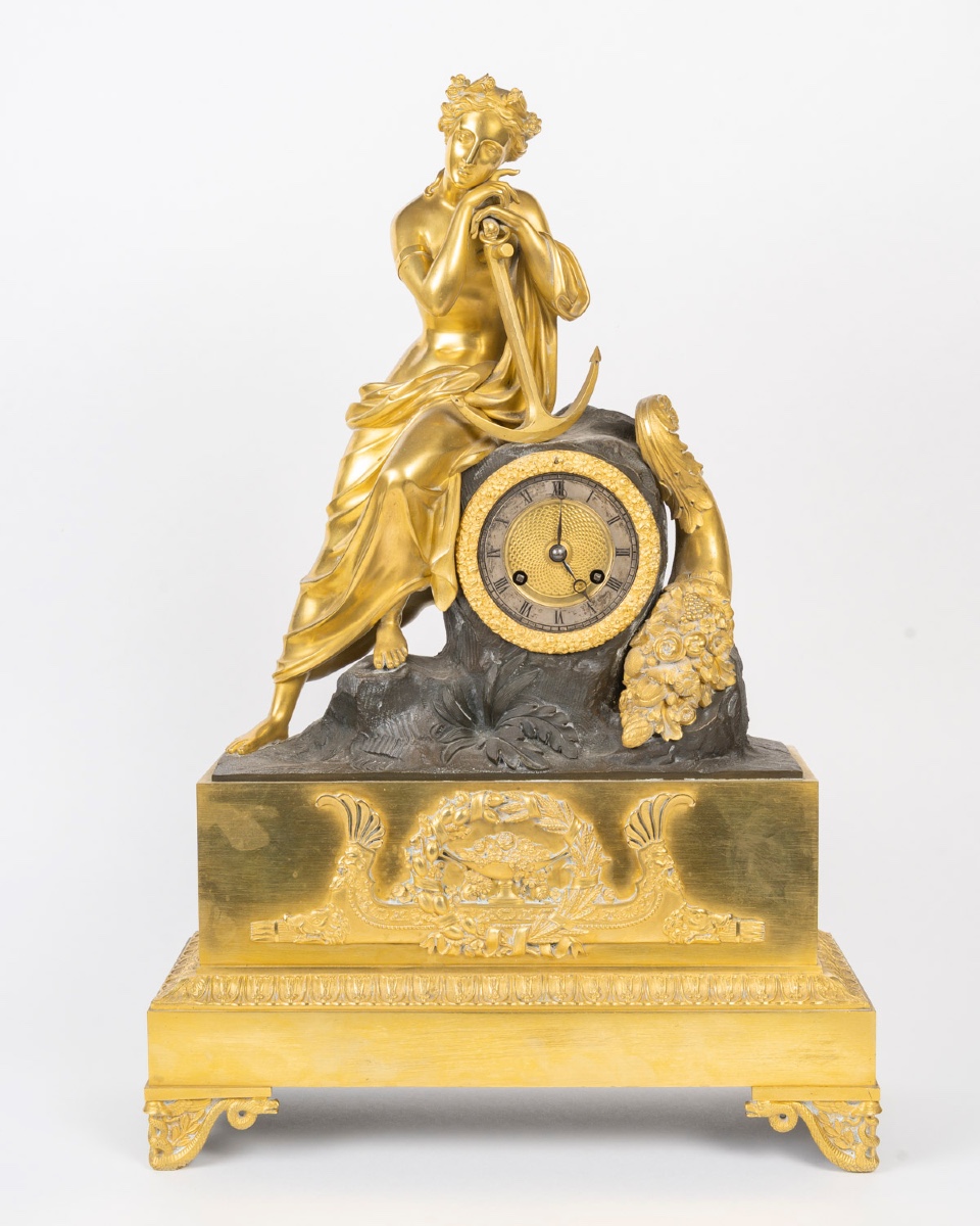 Charles X Clock, Marine Allegory, Circa 1830