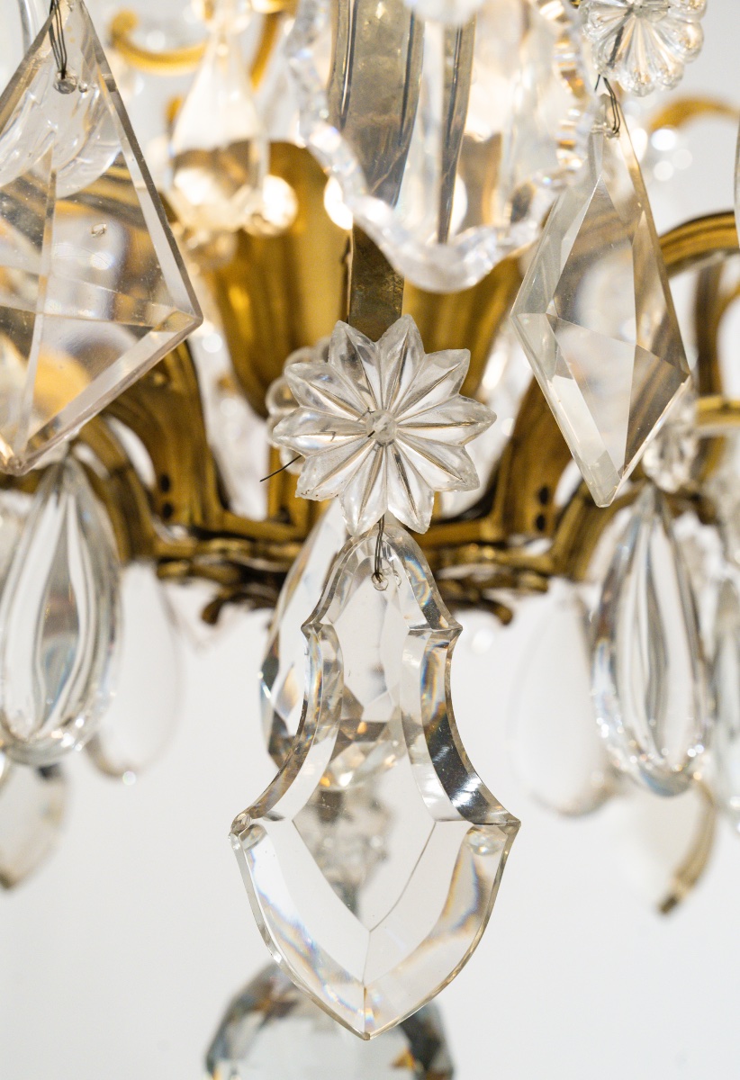 Grand lustre cage de la maison Baguès, Circa 1890-photo-2