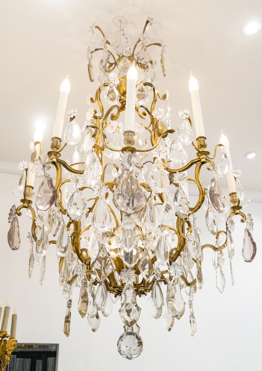 Grand lustre cage de la maison Baguès, Circa 1890-photo-3