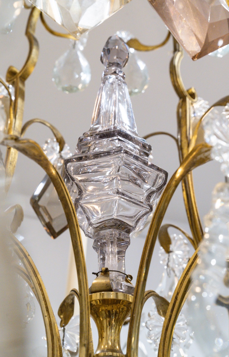 Grand lustre cage de la maison Baguès, Circa 1890-photo-4